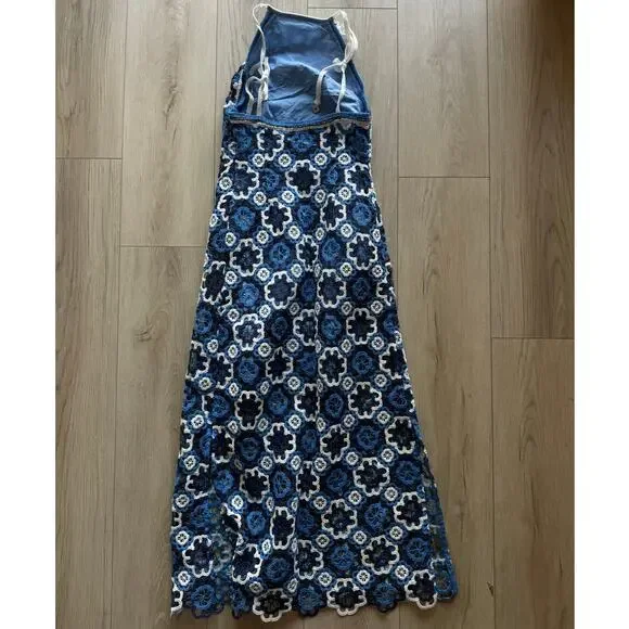 Maje Three-tone Crochet Dress - Picture 12 of 16